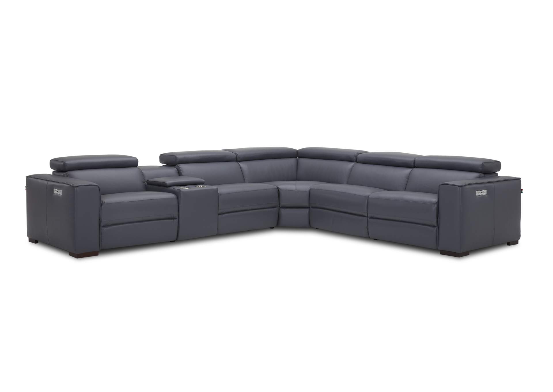 Picasso Motion Sectional In Blue Grey,J&M Furniture