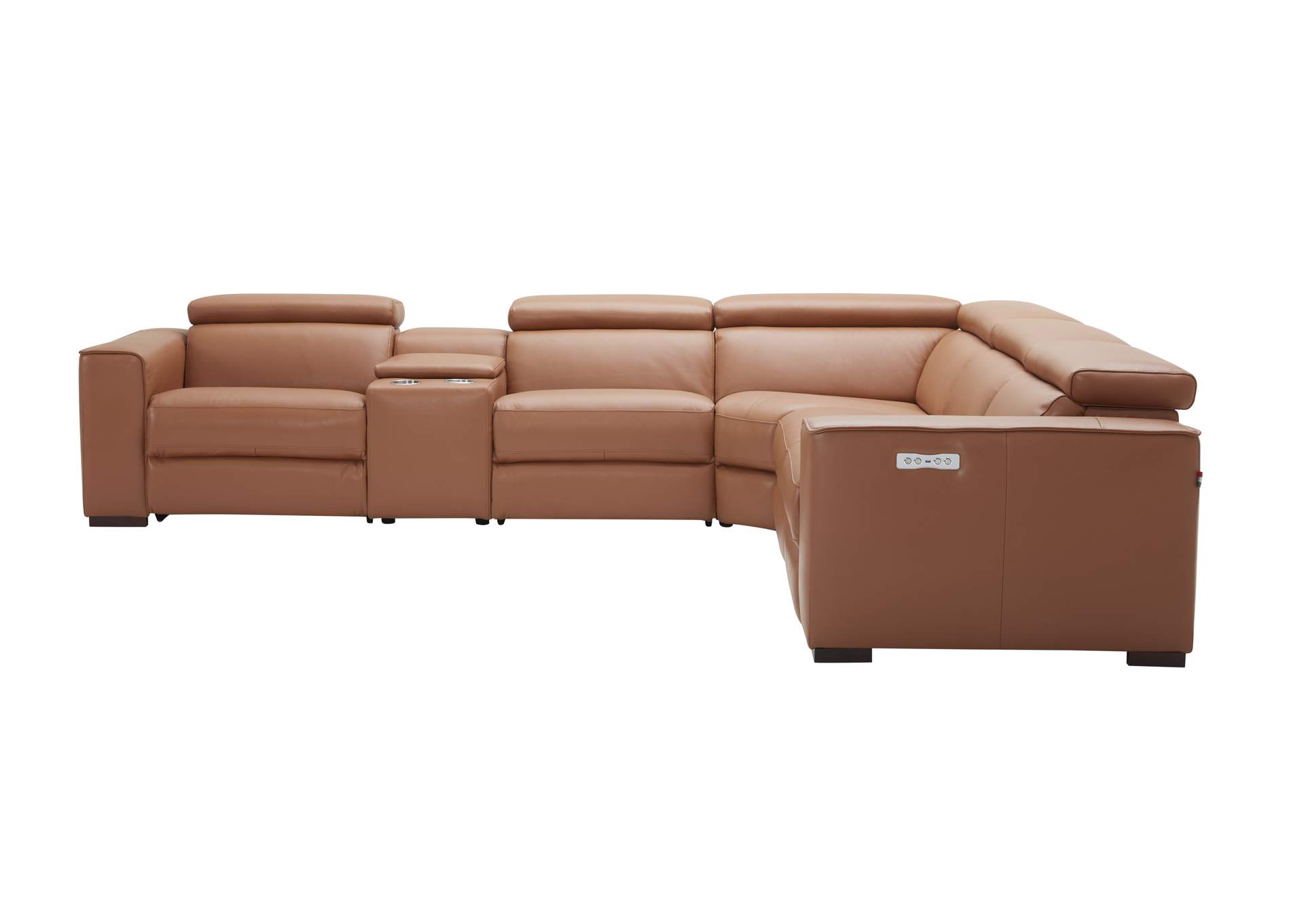 Picasso Motion Sectional In Caramel,J&M Furniture