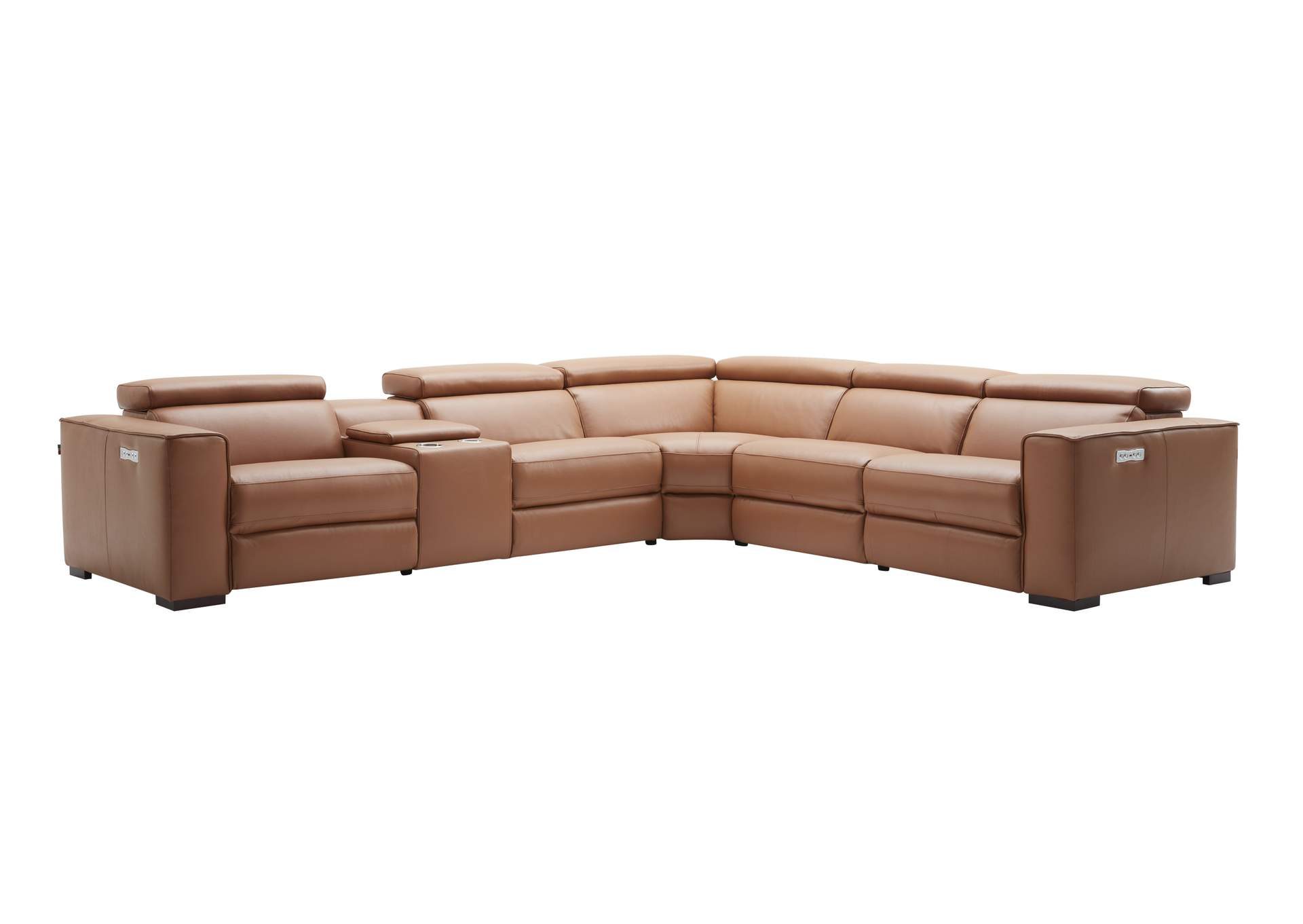 Picasso Motion Sectional In Caramel,J&M Furniture