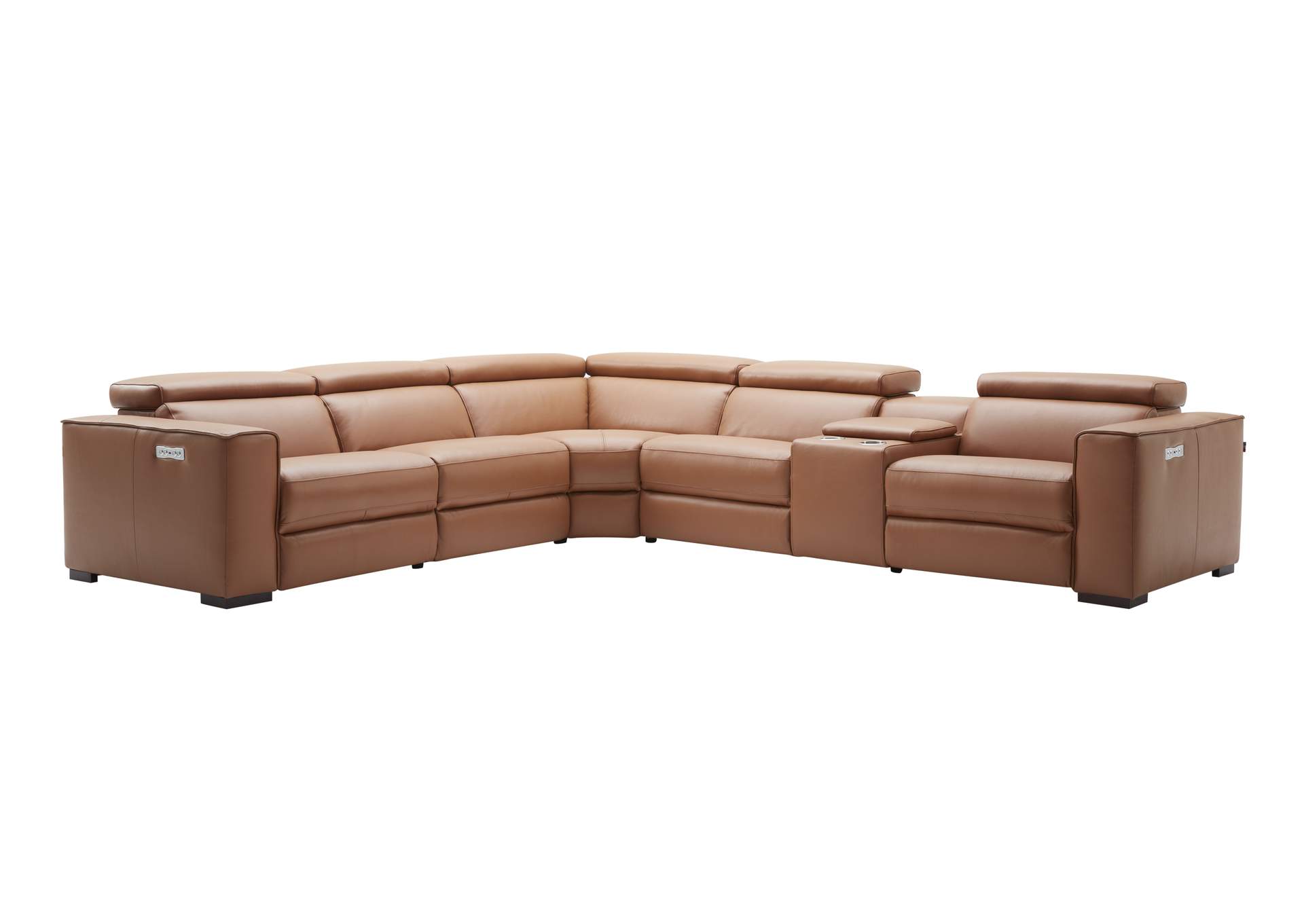 Picasso Motion Sectional In Caramel,J&M Furniture