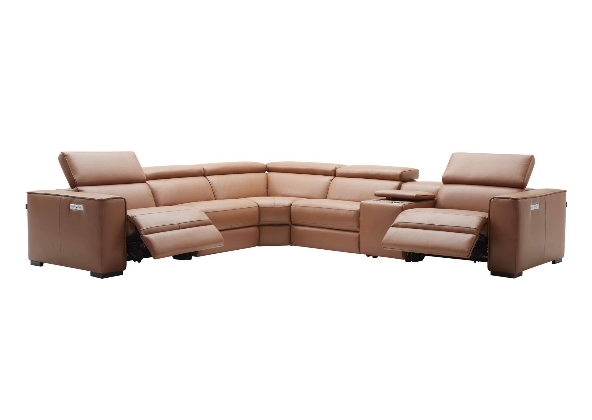 Picasso Motion Sectional In Caramel,J&M Furniture