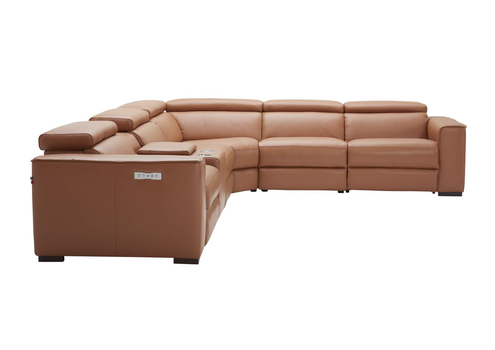 Picasso Motion Sectional In Caramel,J&M Furniture