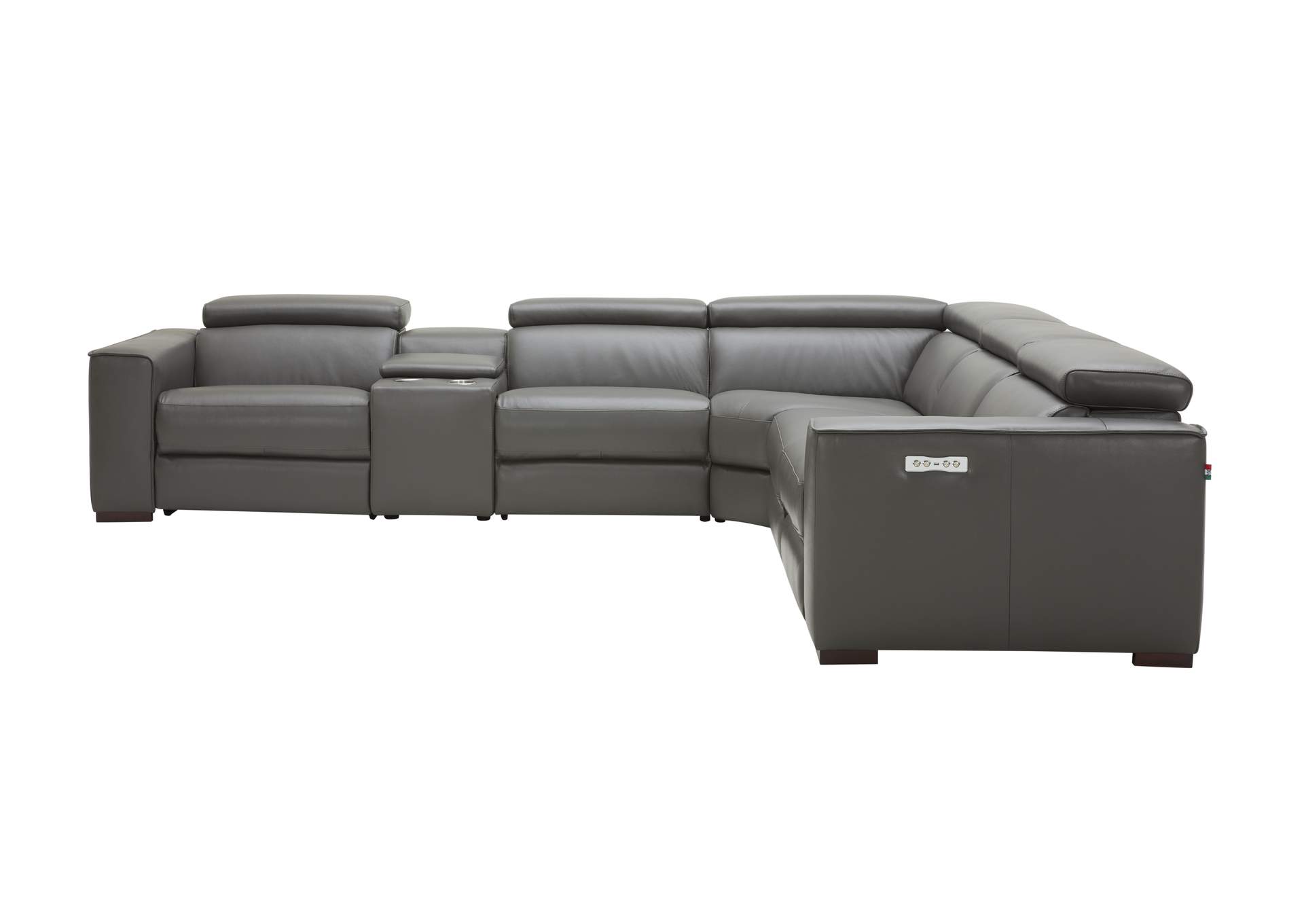 Picasso Motion Sectional In Dark Grey,J&M Furniture