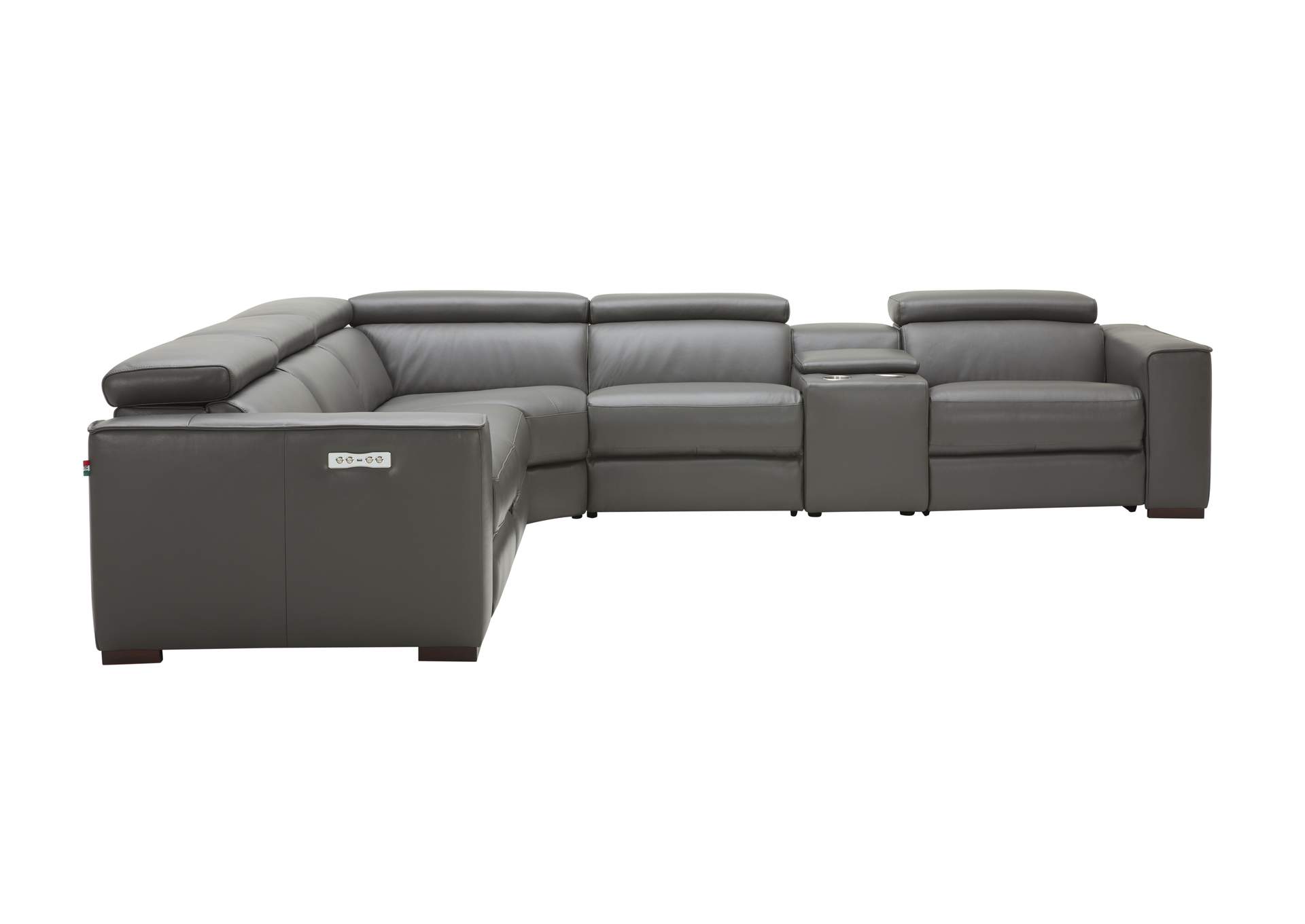 Picasso Motion Sectional In Dark Grey,J&M Furniture