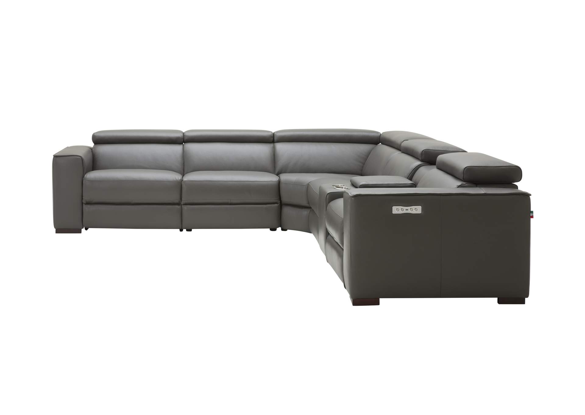 Picasso Motion Sectional In Dark Grey,J&M Furniture