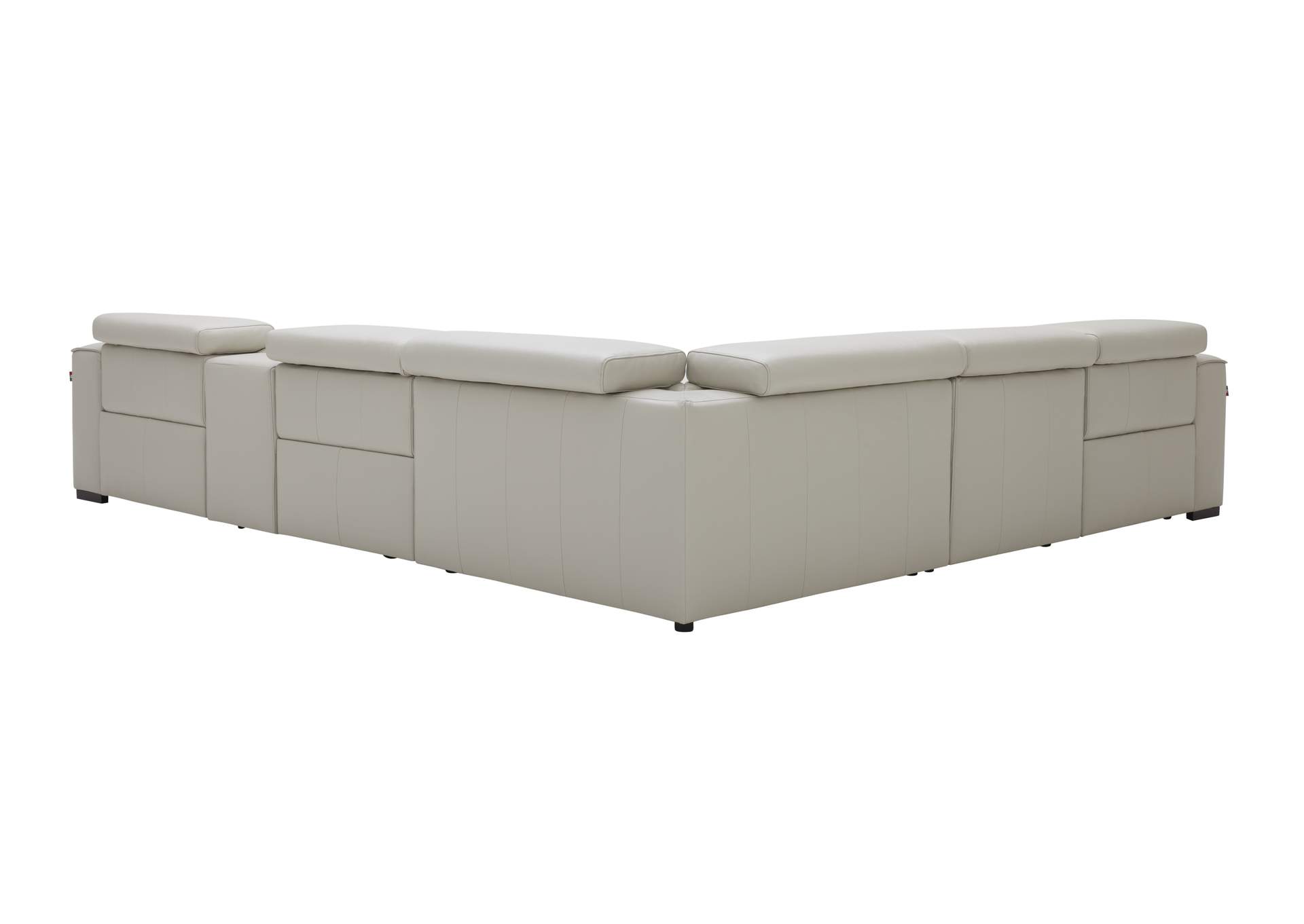 Picasso Motion Sectional In Silver Grey,J&M Furniture