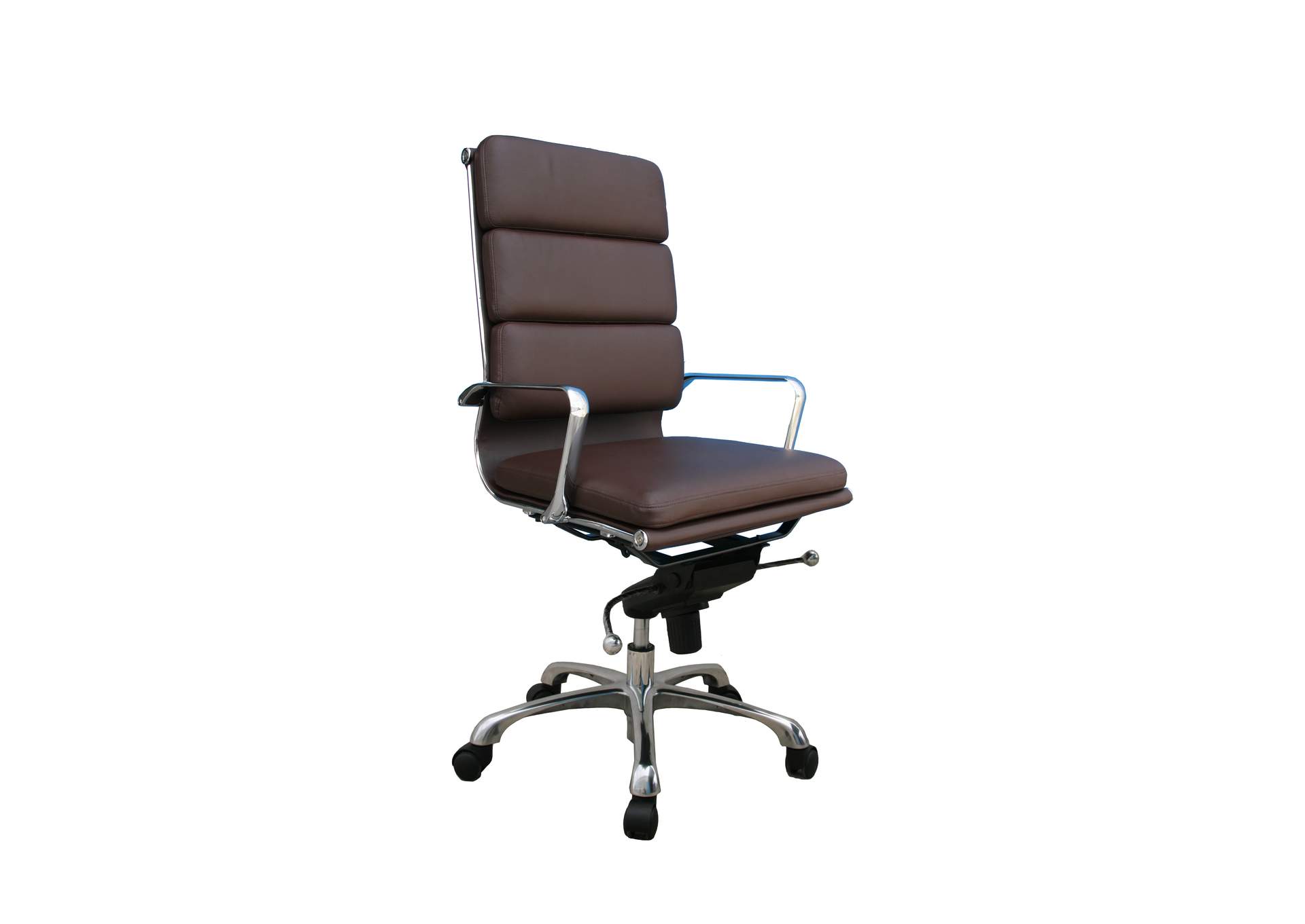 Plush Brown High Back Office Chair,J&M Furniture