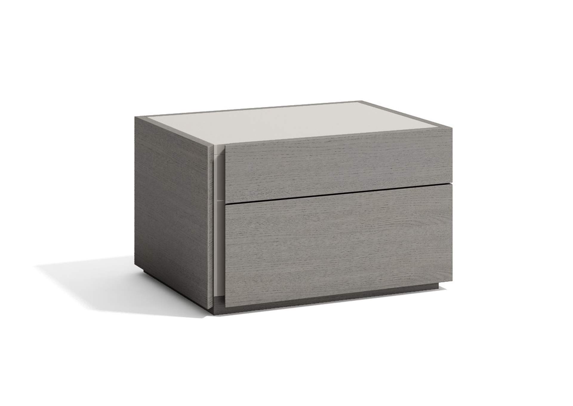 Porto Left Facing  Nightstand In Grey,J&M Furniture