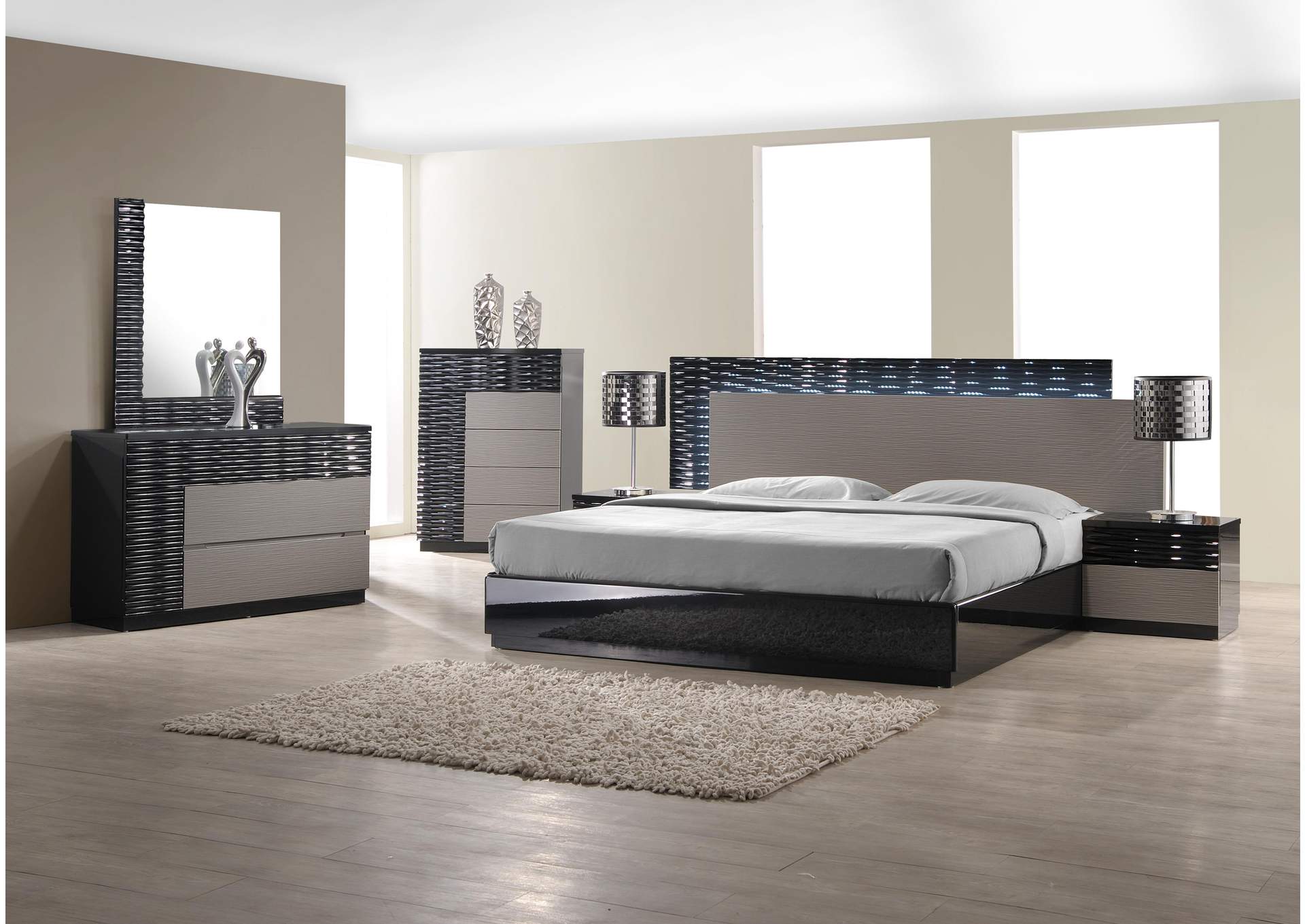 Roma King Size Bed,J&M Furniture