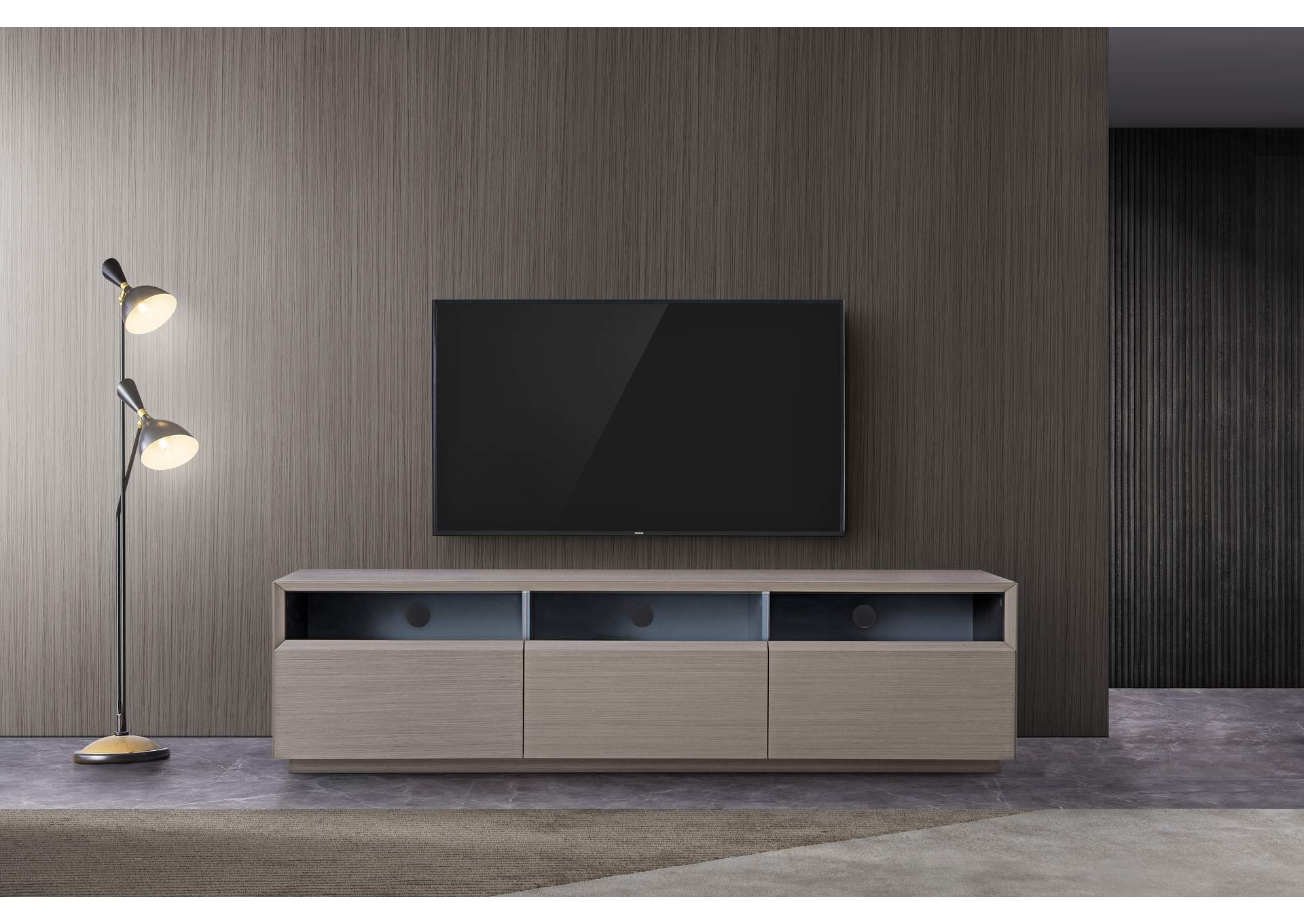 W Tv023 Grey Veneer,J&M Furniture