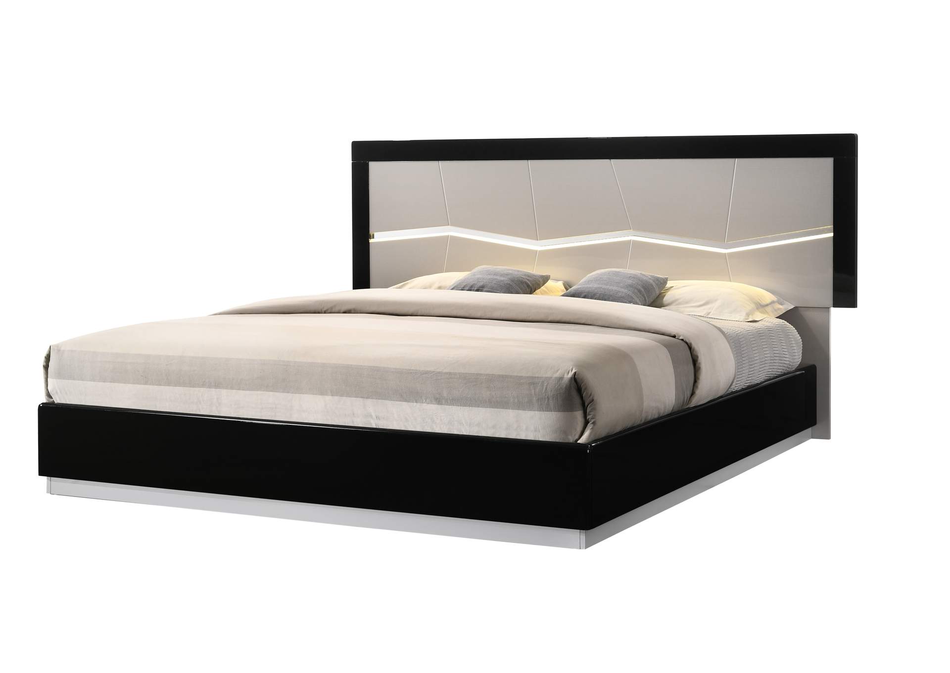 Turin King Bed,J&M Furniture