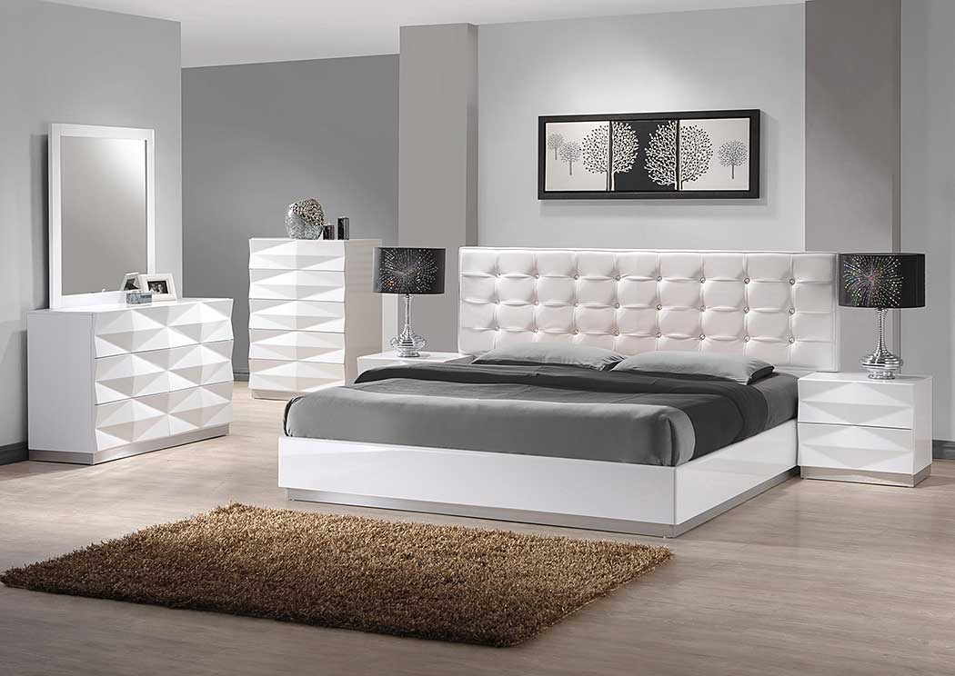 Verona Queen Bed, Dresser & Mirror,J&M Furniture
