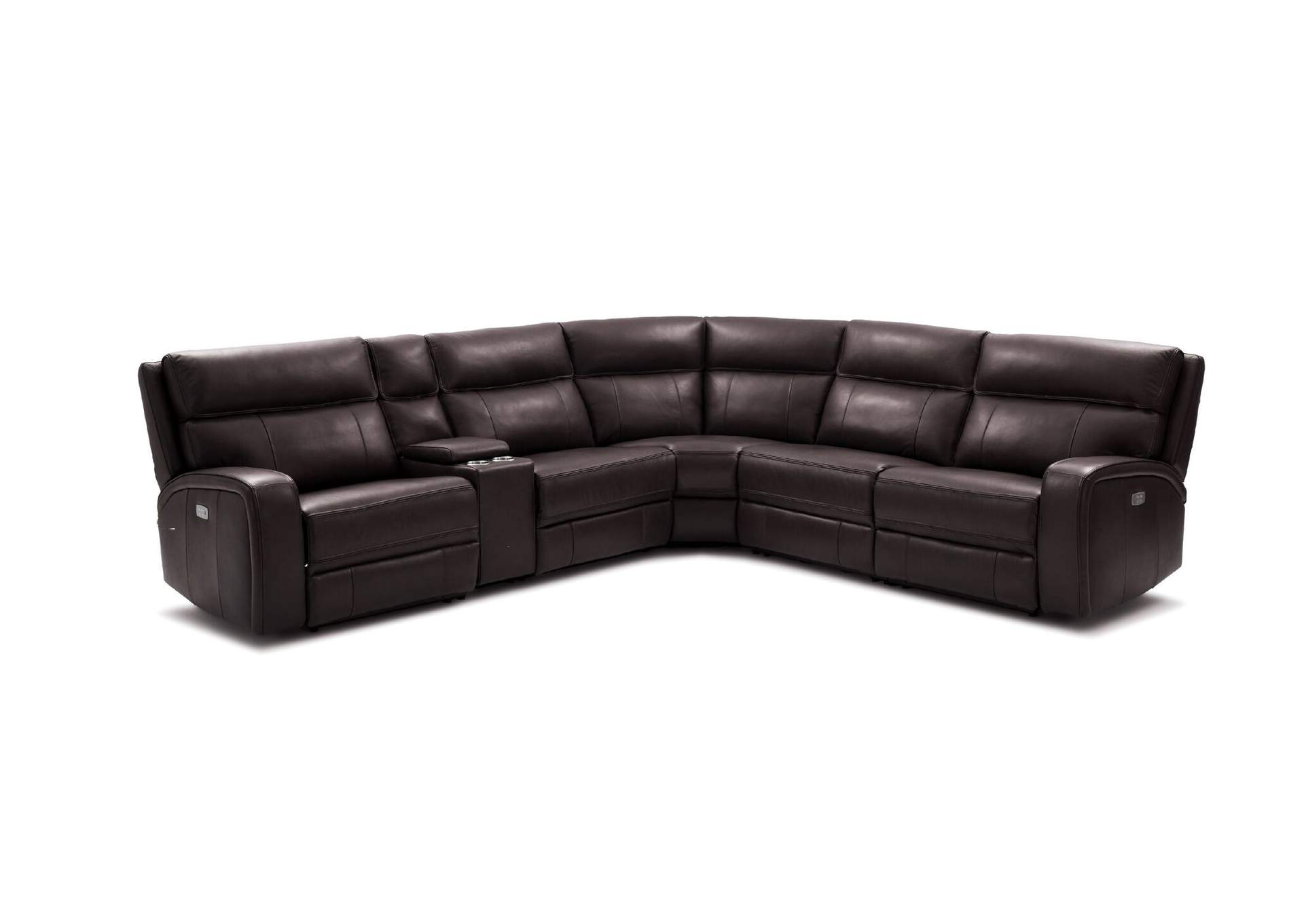 Cozy Motion Sectional In Chocolate,J&M Furniture