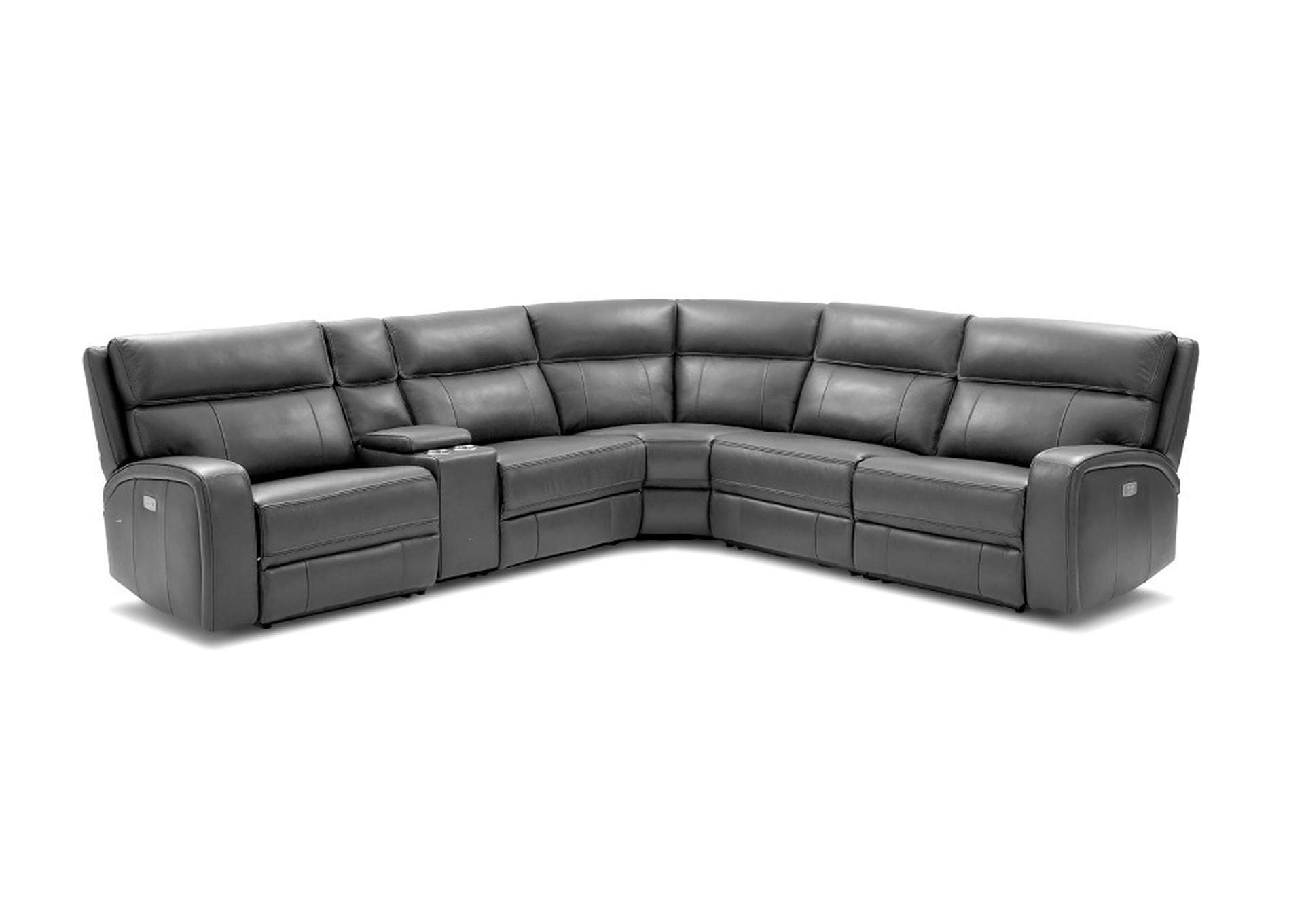 Cozy Motion Sectional In Grey,J&M Furniture