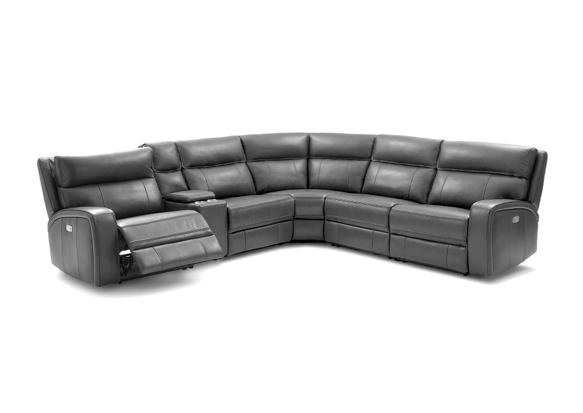 Cozy Motion Sectional In Grey,J&M Furniture