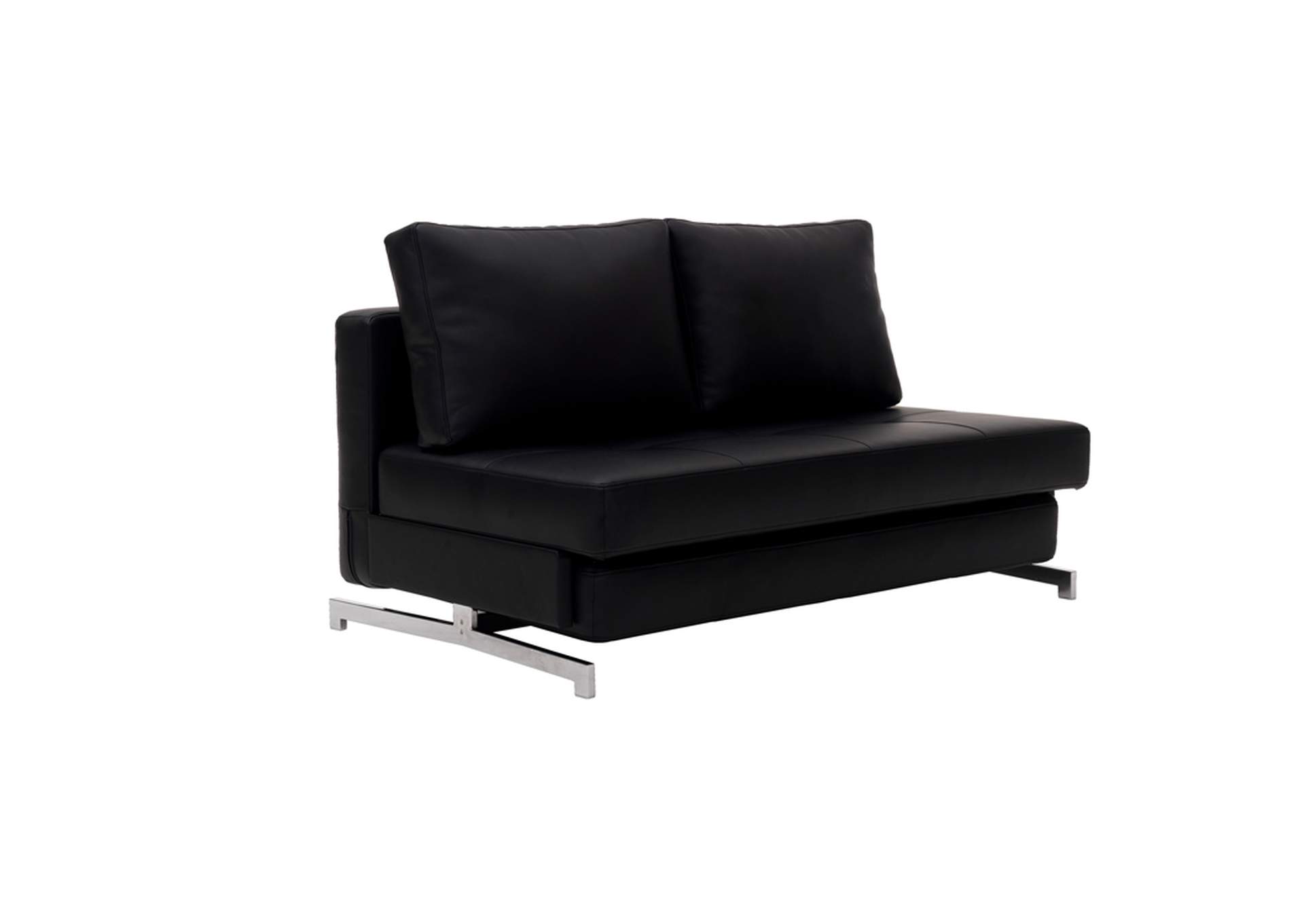 Premium Sofa Bed K43-2 in Black Leatherette,J&M Furniture