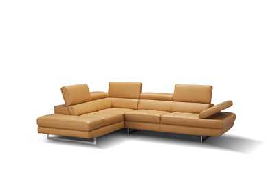 Image for A761 Italian Leather Sectional Freesia In Left Hand Facing