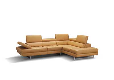 Image for A761 Italian Leather Sectional Freesia In Right Hand Facing