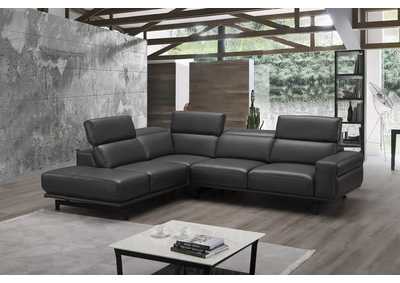 Image for Davenport Slate Grey Sectional In Left Facing