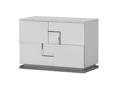 Image for Infinity Premium  Nightstand In Bianco Lucido