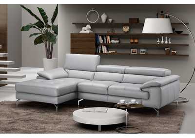 Image for Liam Premium Leather Sectional In Left Hand Facing Chaise