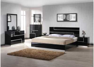 Lucca Queen Bed, Dresser & Mirror