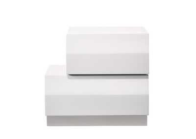 Image for Milan Left Facing  Nightstand In White