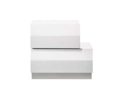 Image for Milan Right Facing  Nightstand In White