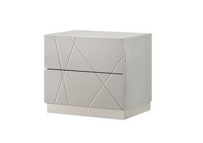 Image for Naples Grey Nightstand