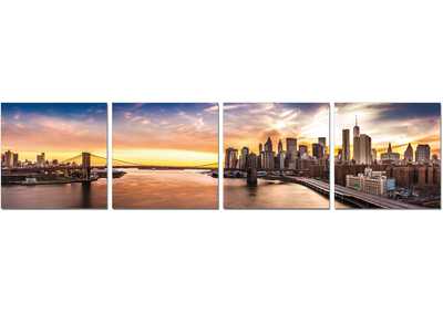 Image for Wall Art New York Sunset