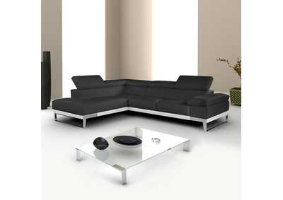 Image for Nicoletti Domus Left Facing Chaise in Black