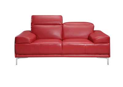 Image for Nicolo Loveseat Seat In Red