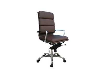 Image for Plush Brown High Back Office Chair
