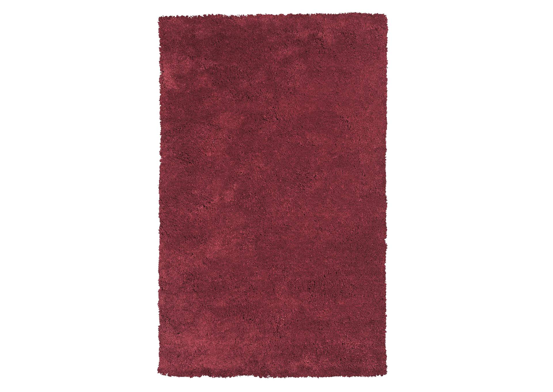 Bliss 1564 Red Shag Area 27" x 45" Rug,Kas Rugs