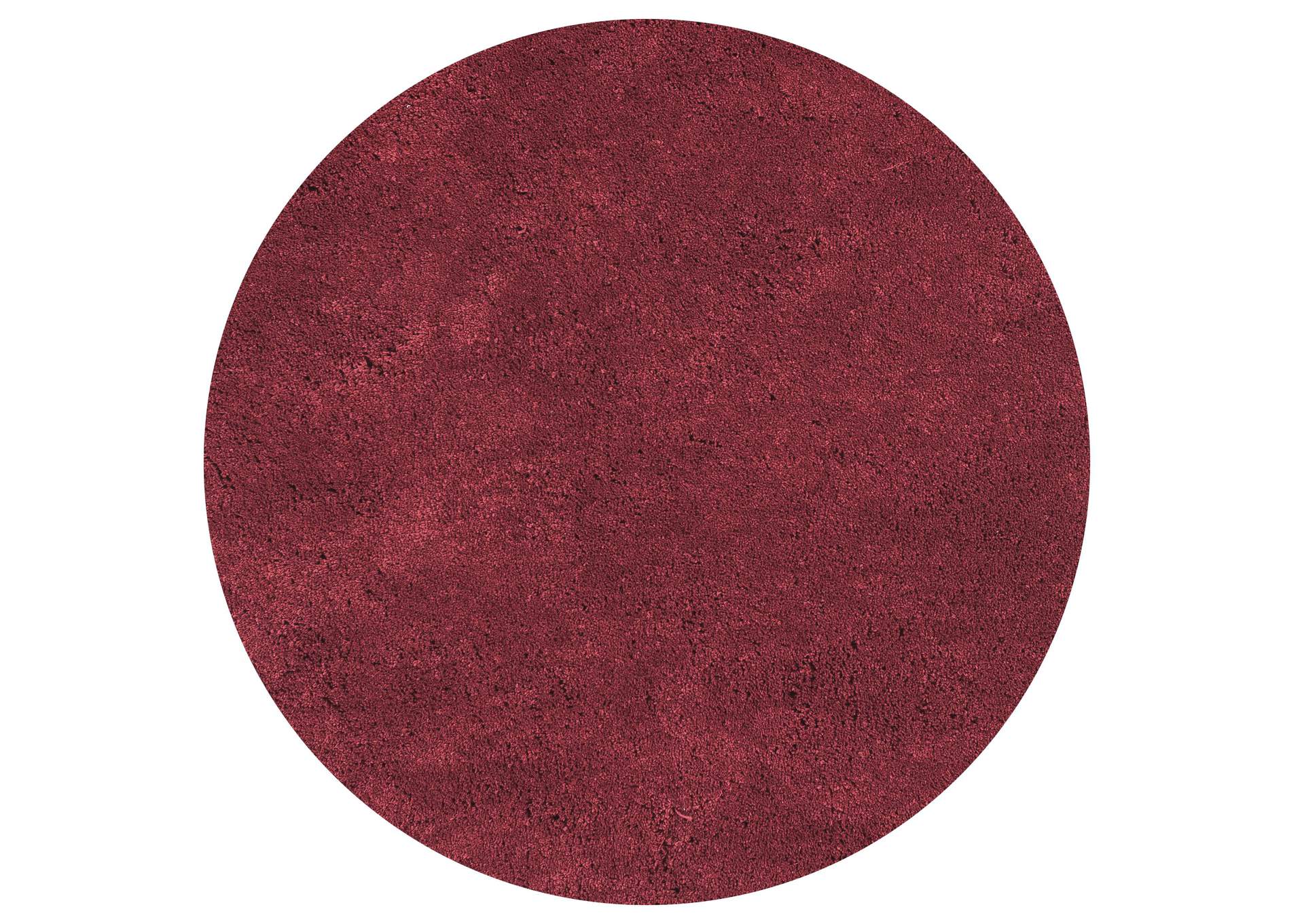 Bliss 1564 Red Shag Area 6' Round Rug,Kas Rugs