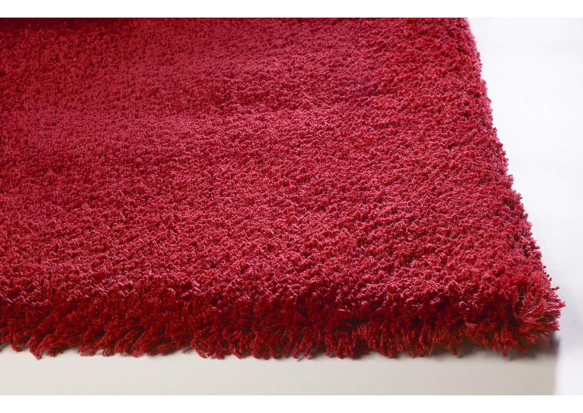 Bliss 1564 Red Shag Area 9' x 13' Rug,Kas Rugs