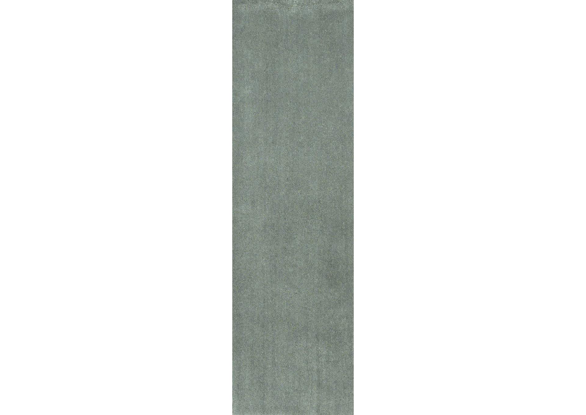 Bliss 1565 Slate Shag Area 2'3" x 7'6" Runner Rug,Kas Rugs