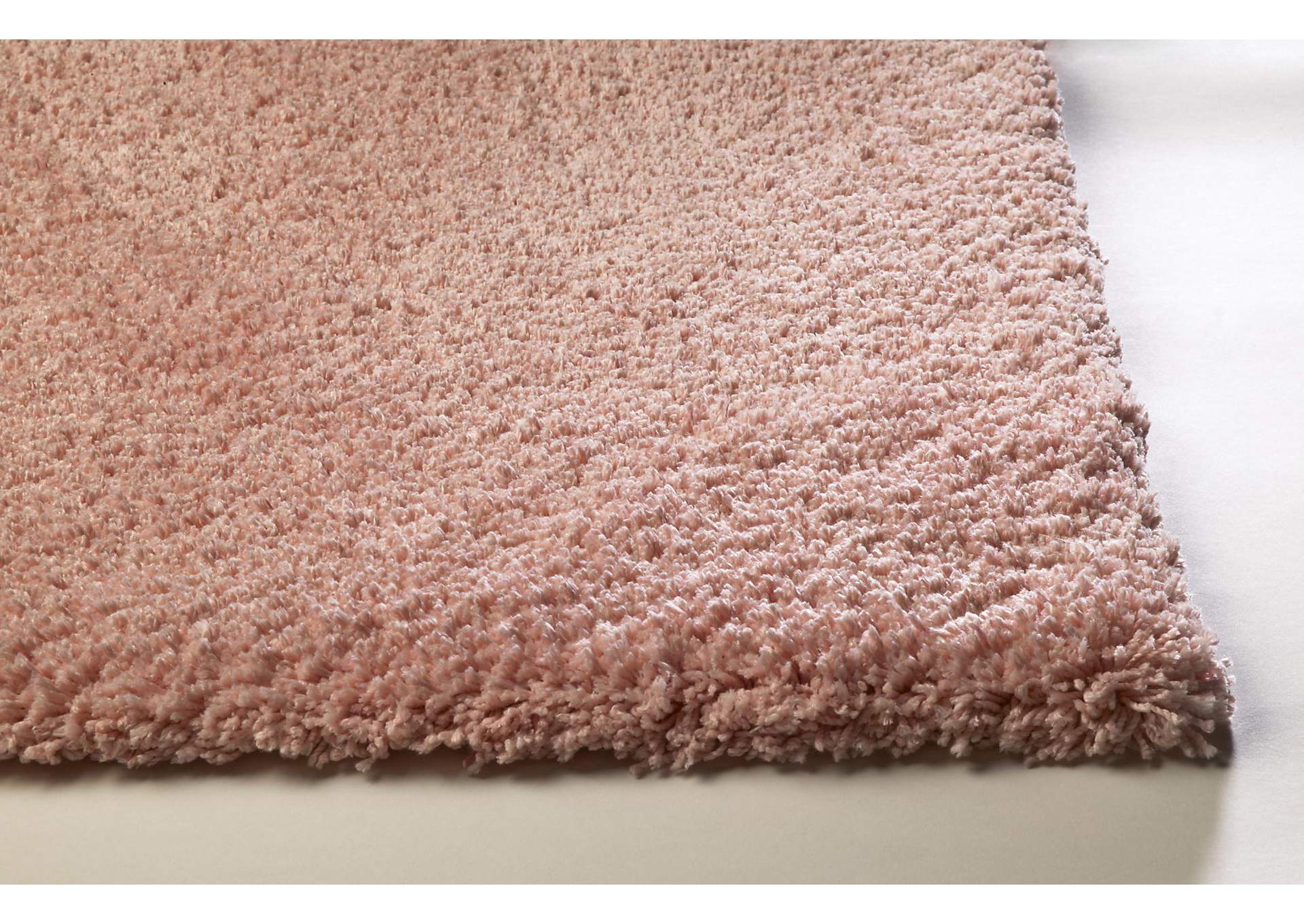 Bliss 1575 Rose Pink Shag Area 7'6" x 9'6" Rug,Kas Rugs