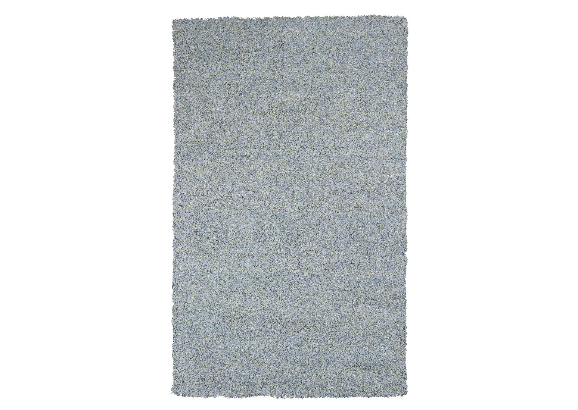 Bliss 1582 Blue Heather Shag Area 3'3" x 5'3" Rug,Kas Rugs