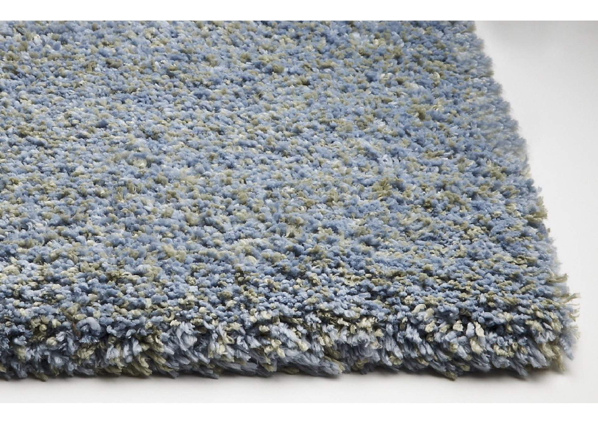 Bliss 1582 Blue Heather Shag Area 3'3" x 5'3" Rug,Kas Rugs