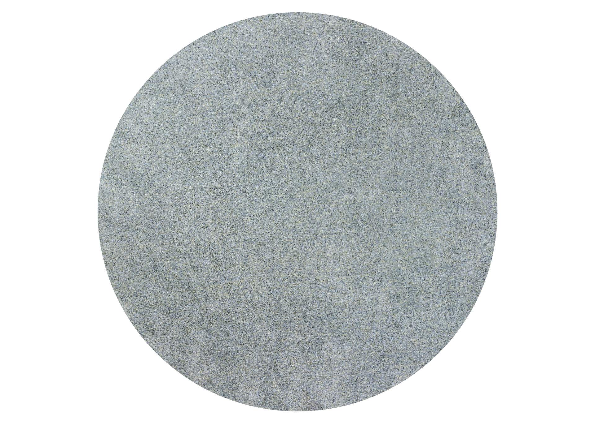 Bliss 1582 Blue Heather Shag Area 8' Round Rug,Kas Rugs