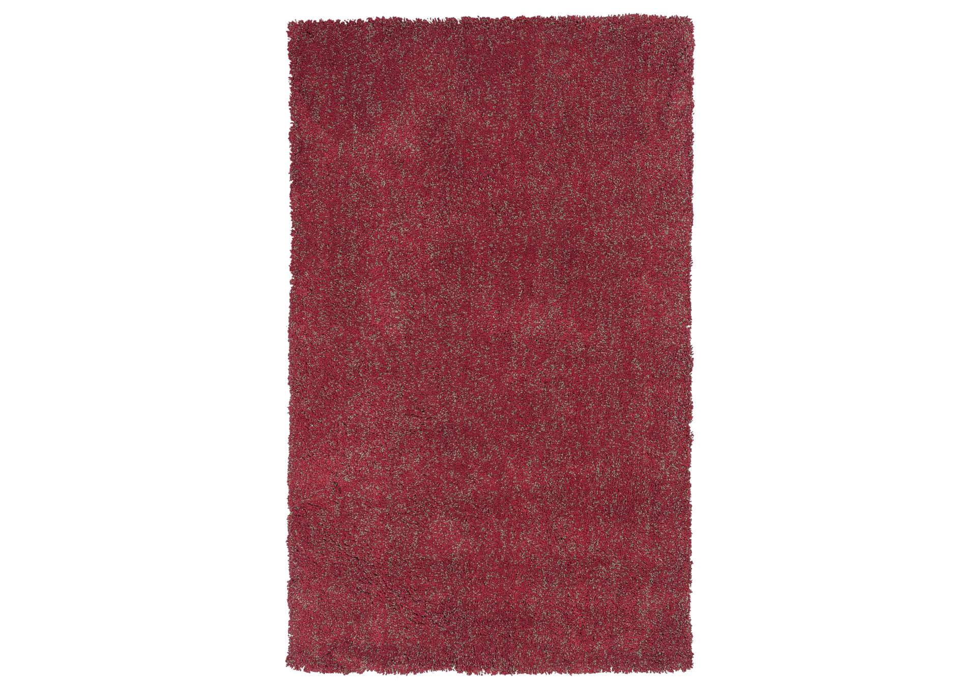 Bliss 1584 Red Heather Shag Area 27" x 45" Rug,Kas Rugs