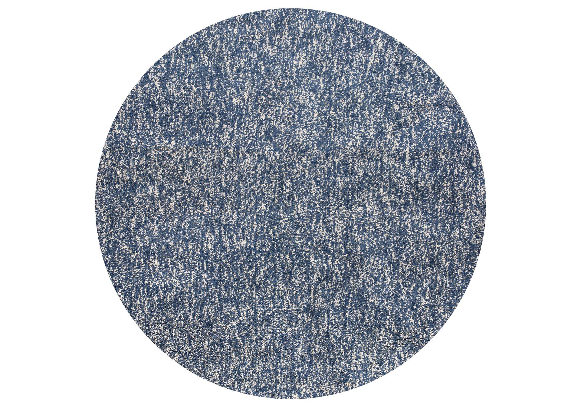 Bliss 1589 Indigo/Ivory Heather Area 8' Round Rug,Kas Rugs