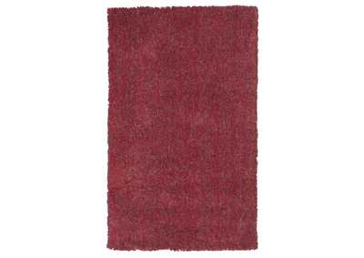 Bliss 1584 Red Heather Shag Area 27" x 45" Rug