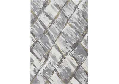 Image for Elements Ivory/Grey 8' Runner Rug