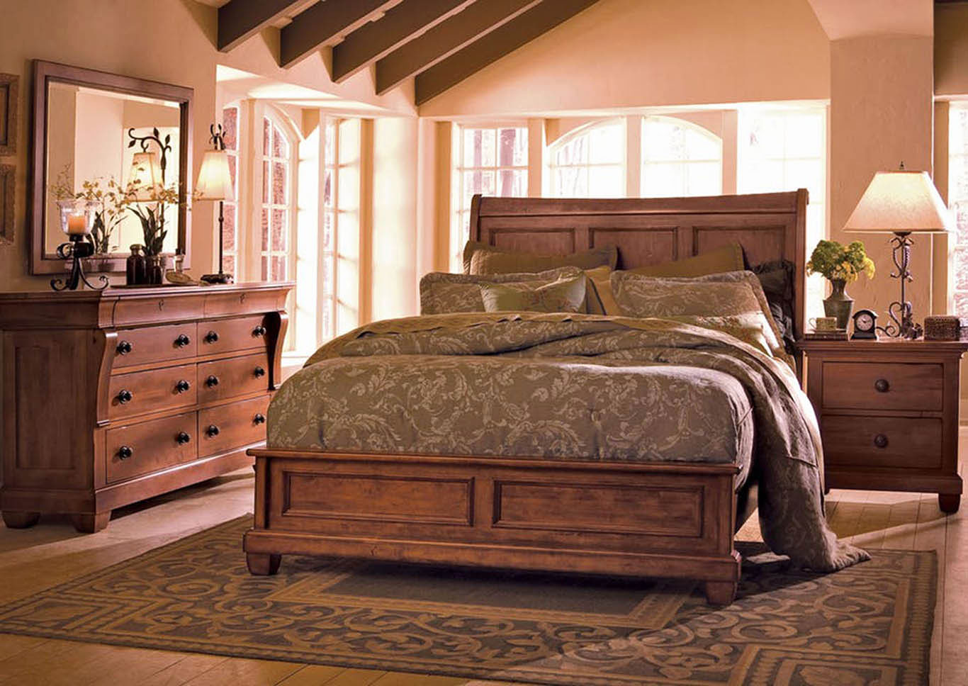 Tuscano Old World Dresser w/Landscape Mirror,Kincaid