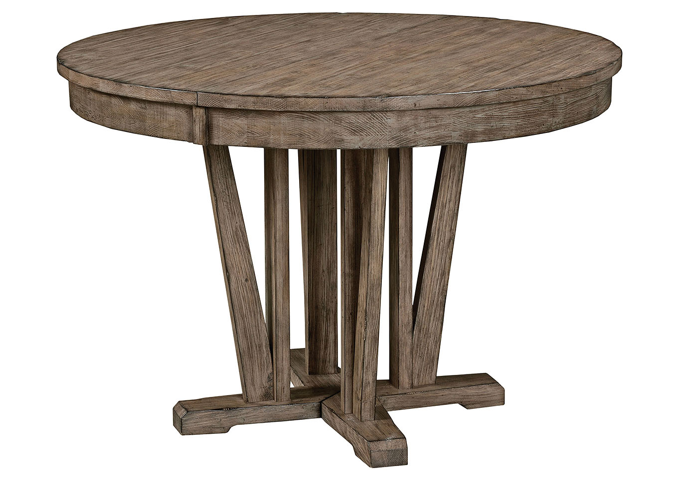 round driftwood kitchen table