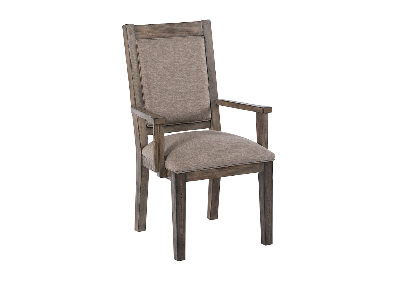 Foundry Driftwood Upholstered Arm Chair (Set of 2),Kincaid