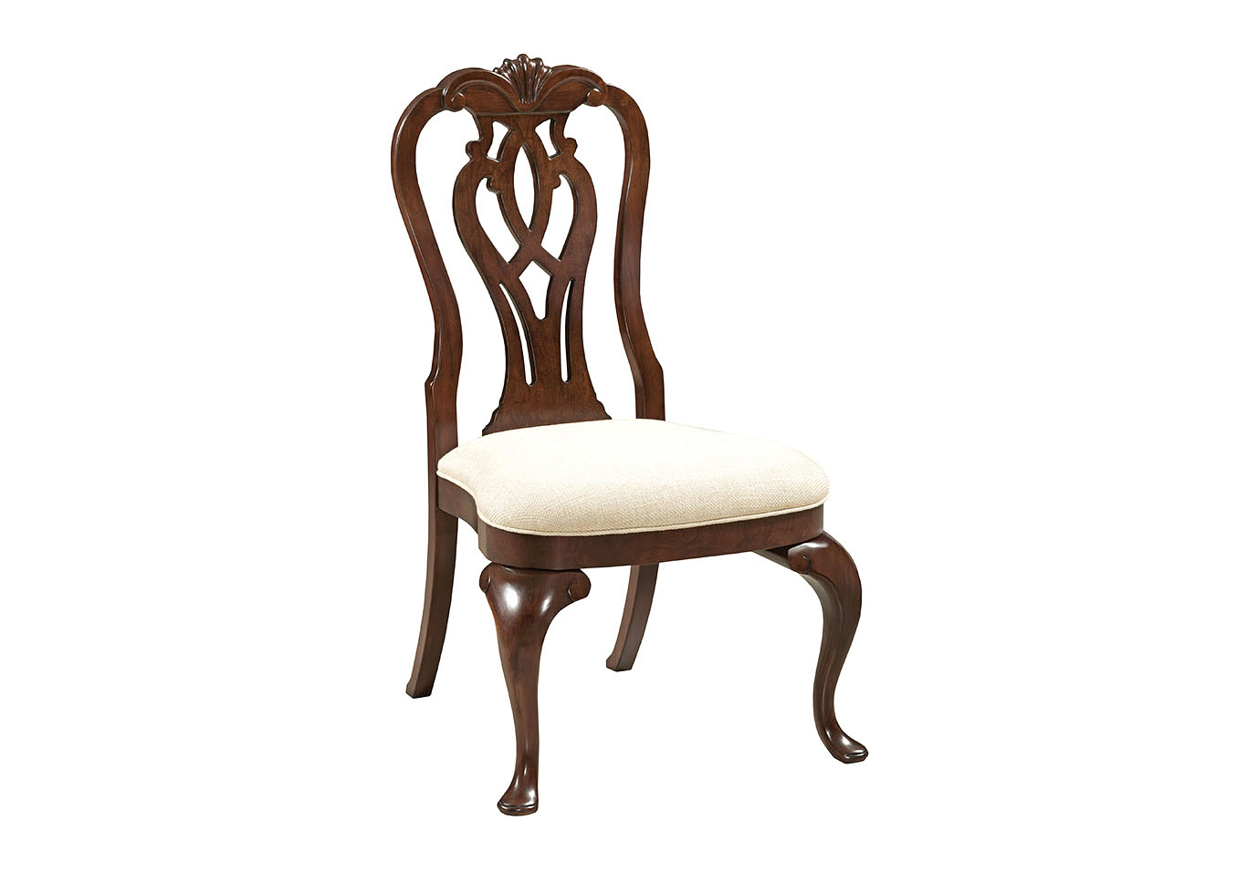 Queen Anne Classic Cherry Side Chair (Set of 2),Kincaid