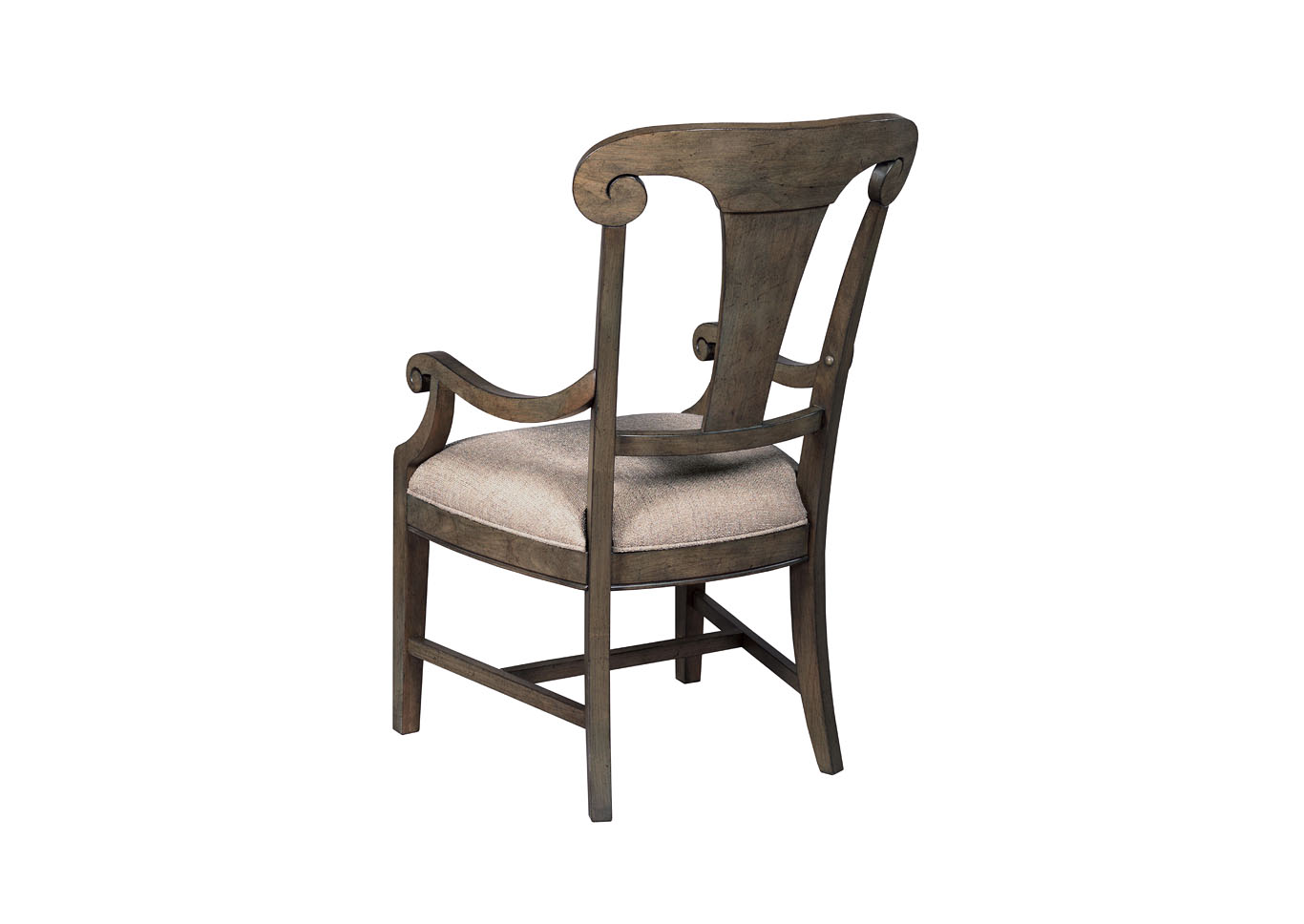 Fulton Greystone Splat Back Arm Chair (Set of 2),Kincaid